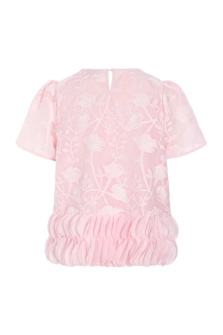 HUNKØN Aiko Blouse Bluser Pink