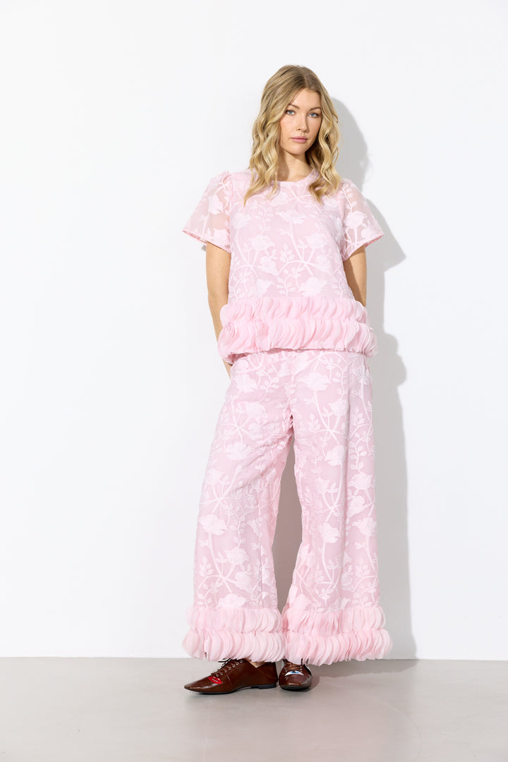 HUNKØN Aiko Blouse Bluser Pink