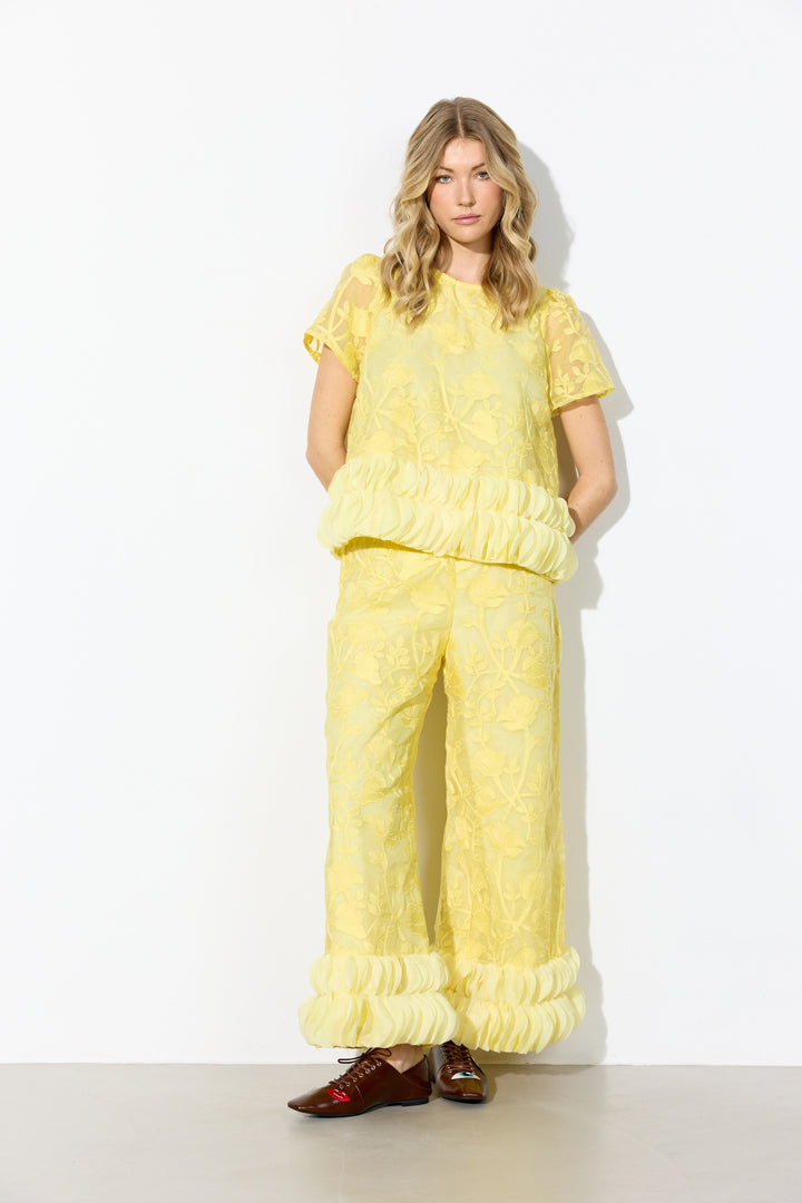 HUNKØN Aiko Blouse Bluser Yellow