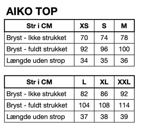 HUNKØN Aiko Top Toppe Black