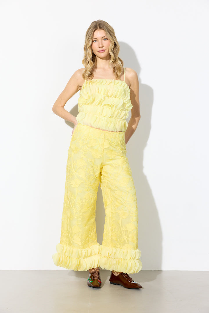 HUNKØN Aiko Top Toppe Yellow