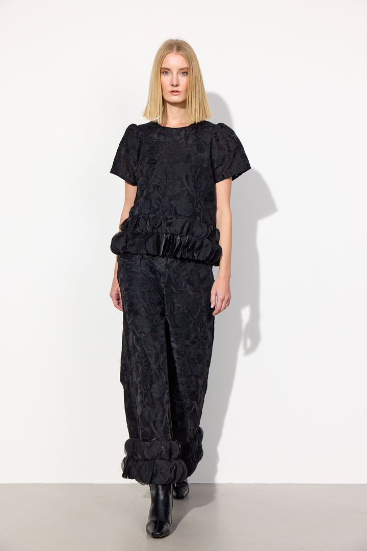 HUNKØN Aiko Trousers Bukser Black