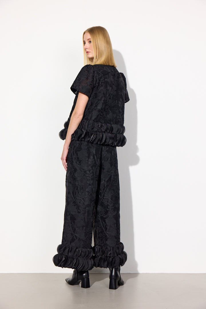HUNKØN Aiko Trousers Bukser Black
