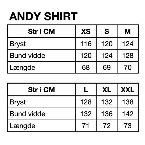 HUNKØN Andy Shirt Skjorter Black
