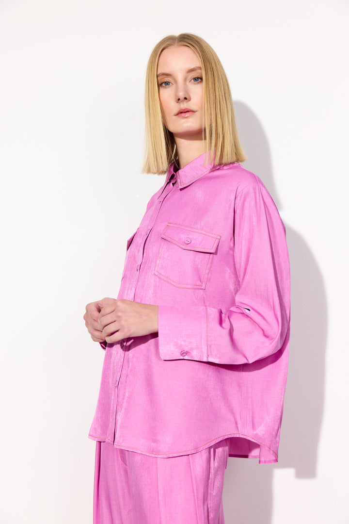HUNKØN Andy Shirt Skjorter Pink