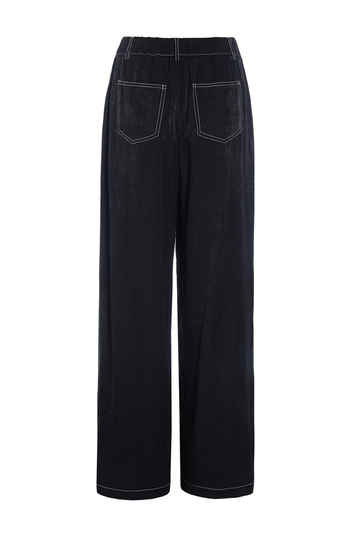 HUNKØN Andy Trousers Bukser Black