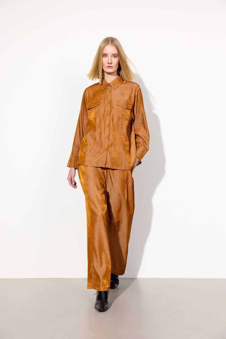 HUNKØN Andy Trousers Bukser Brown