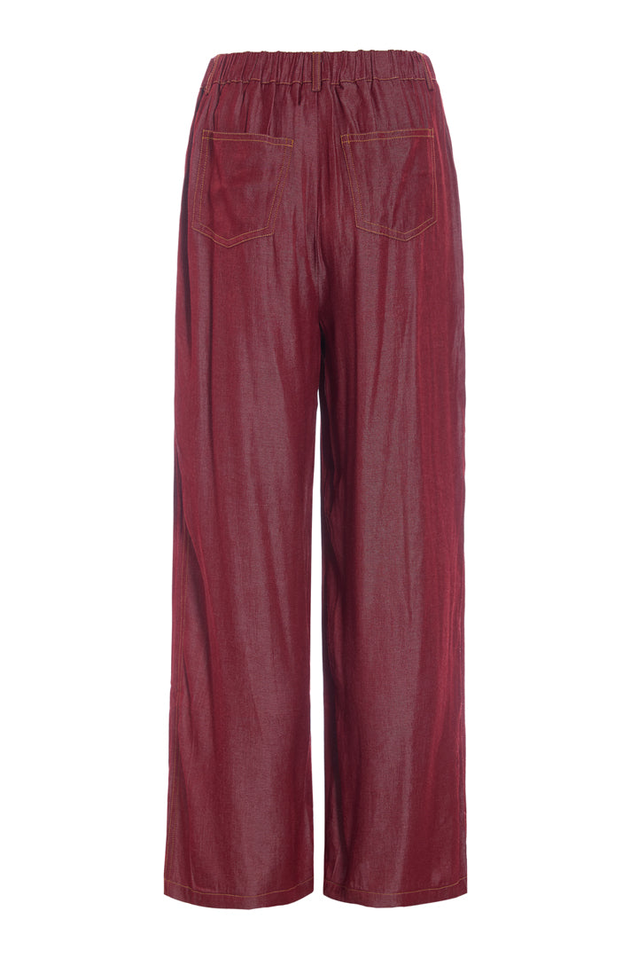 HUNKØN Andy Trousers Bukser Oxblood