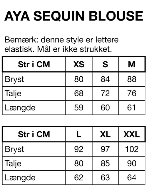 HUNKØN Aya Sequin Blouse Bluser Purple