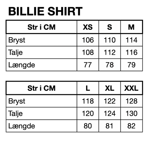 HUNKØN Billie Shirt Skjorter White & Grey