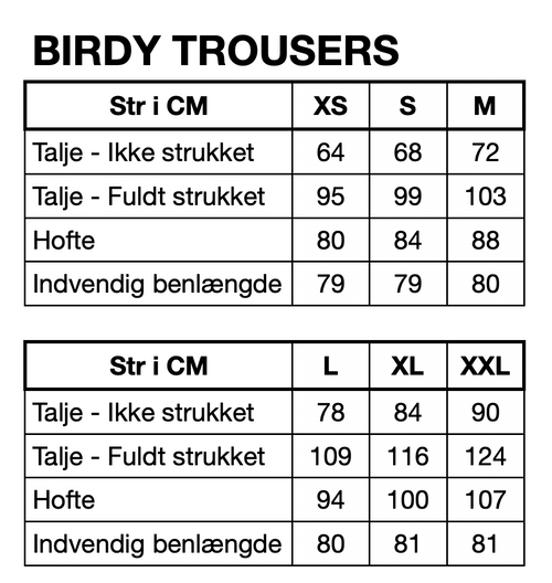 HUNKØN Birdy Trousers Bukser Graffiti Art Print