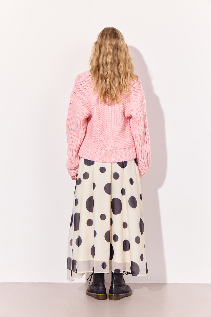 HUNKØN Blair Long Skirt Nederdele White