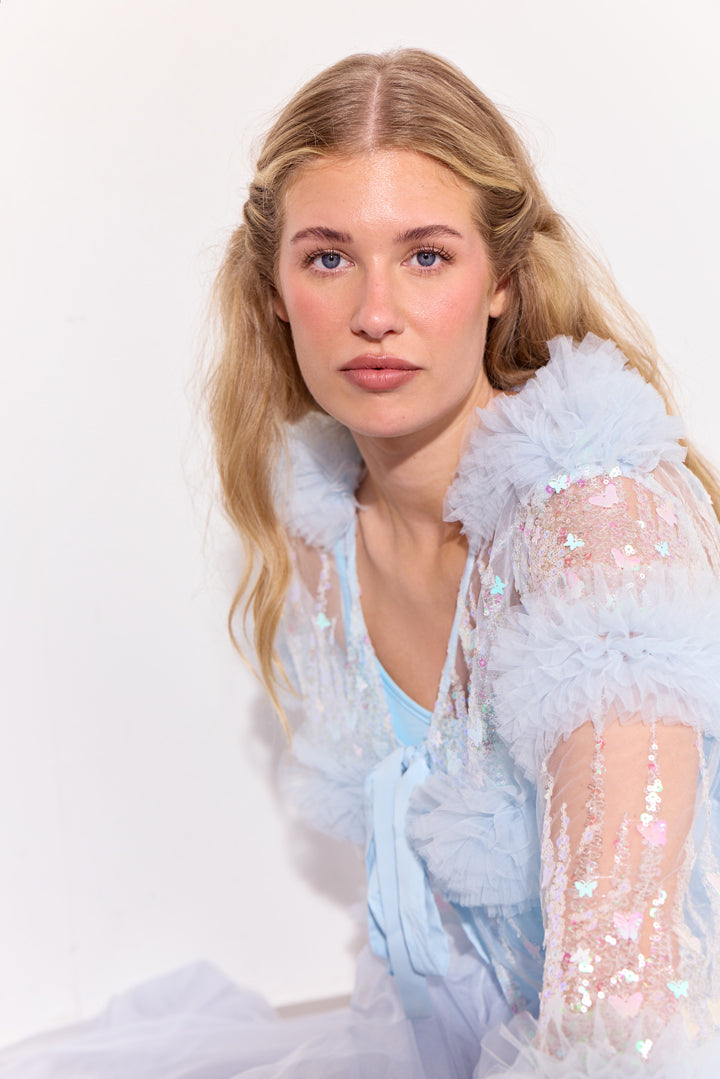 HUNKØN Bridget Shirt Skjorter Soft Blue