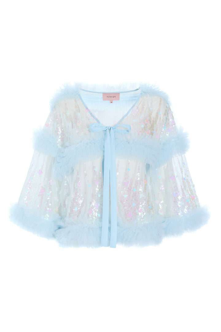 HUNKØN Bridget Shirt Skjorter Soft Blue