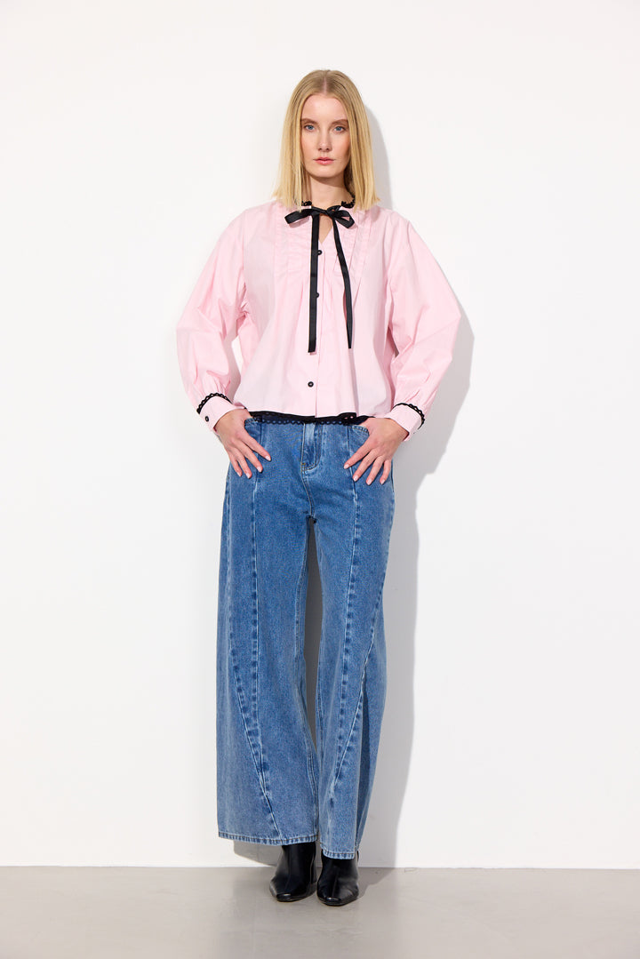 HUNKØN Britt Shirt Skjorter Pink