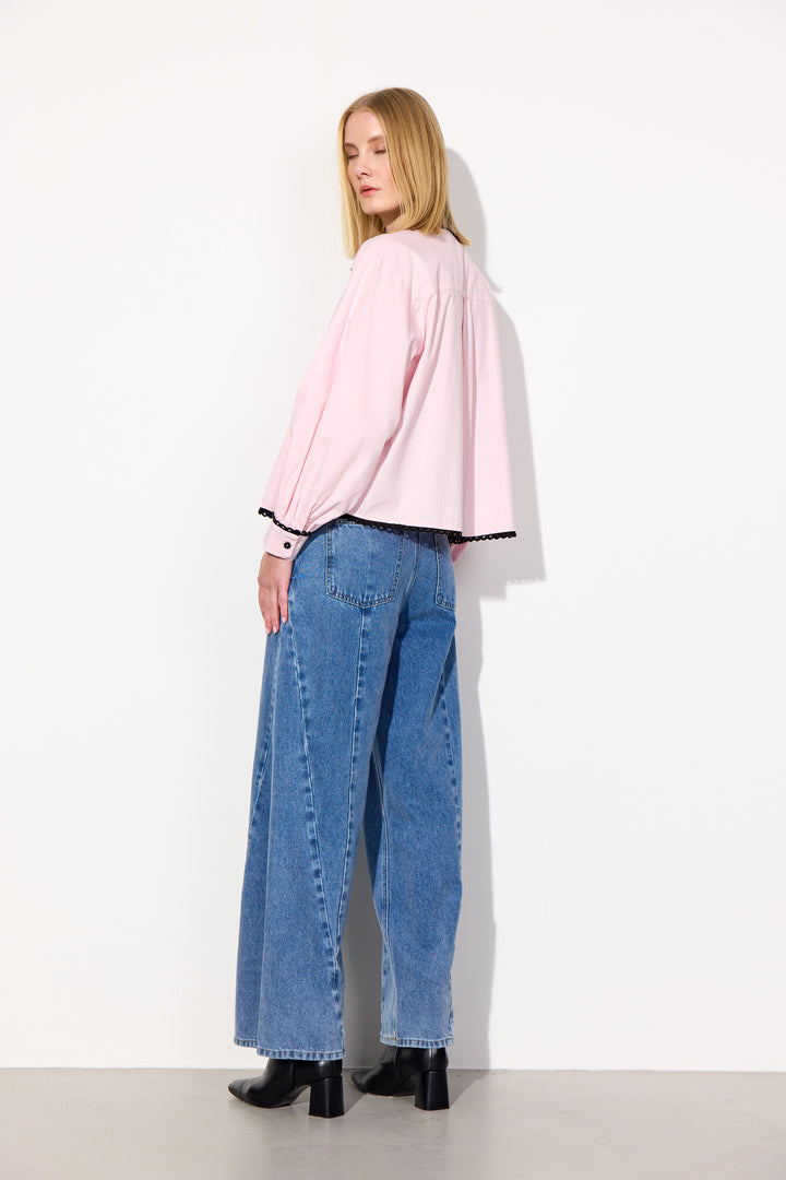 HUNKØN Britt Shirt Skjorter Pink