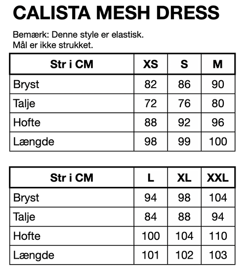 HUNKØN Calista Mesh Dress Kjoler Dream Fairground Art Print