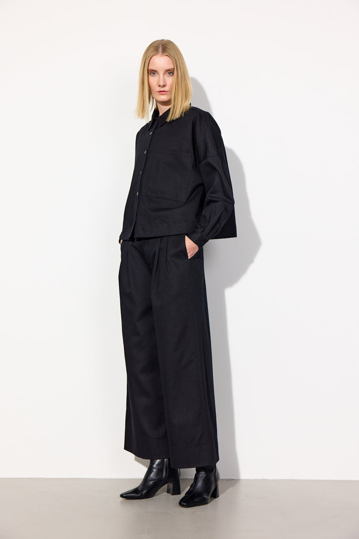HUNKØN Camden Shirt Skjorter Black