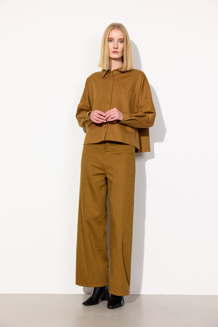 HUNKØN Camden Shirt Skjorter Brown