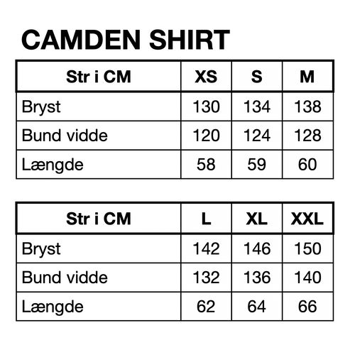 HUNKØN Camden Shirt Skjorter Cream