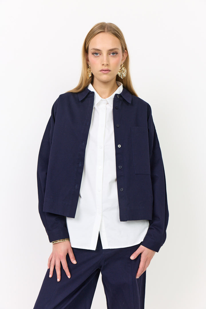 HUNKØN Camden Shirt Skjorter Navy