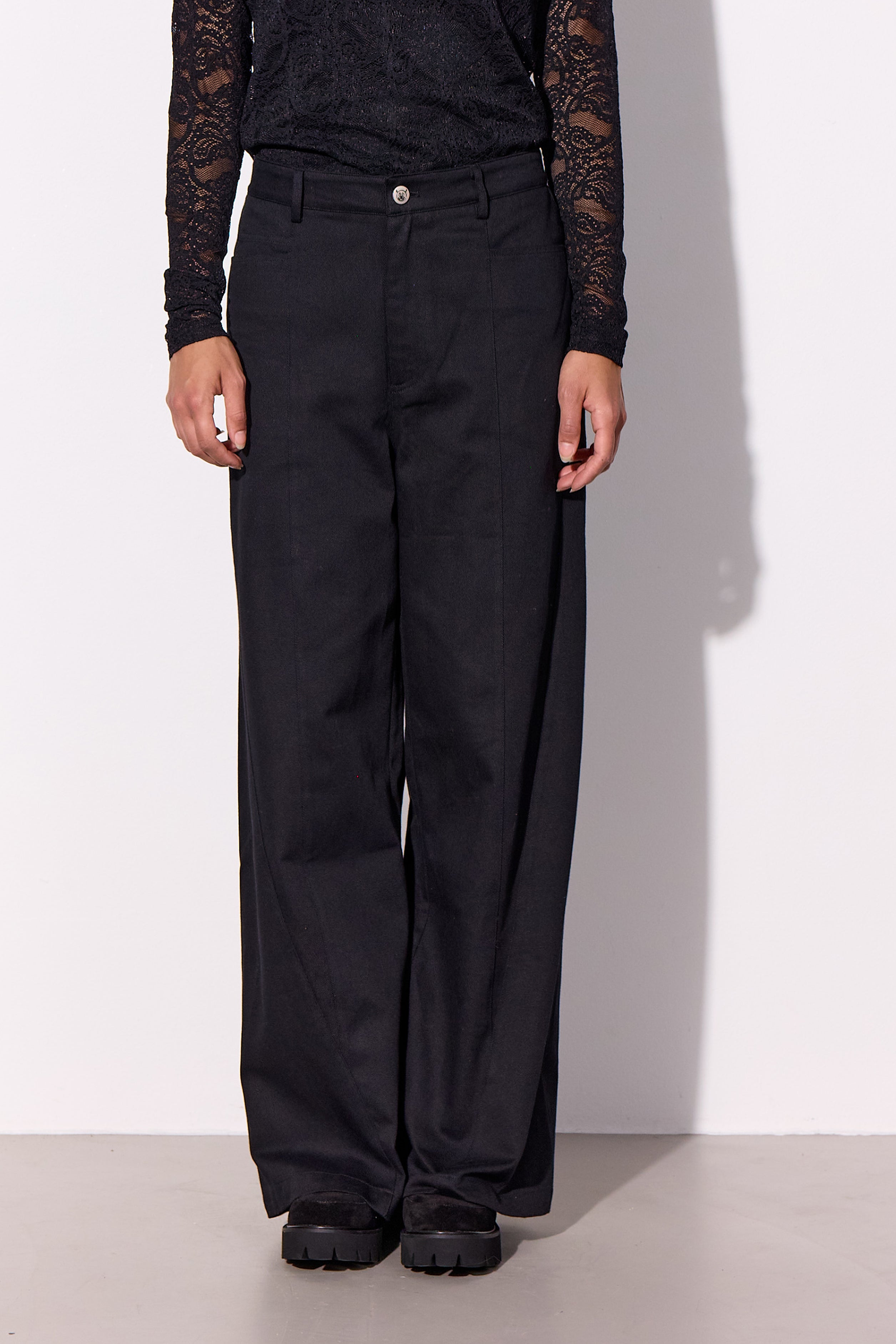 HUNKØN Camden Trousers Bukser Black