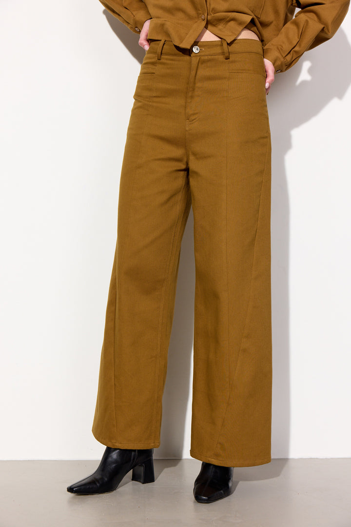 HUNKØN Camden Trousers Bukser Brown