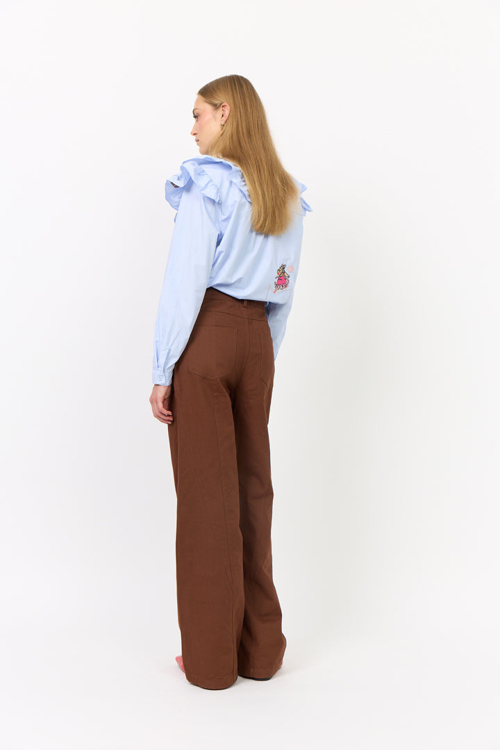 HUNKØN Camden Trousers Bukser Chocolate