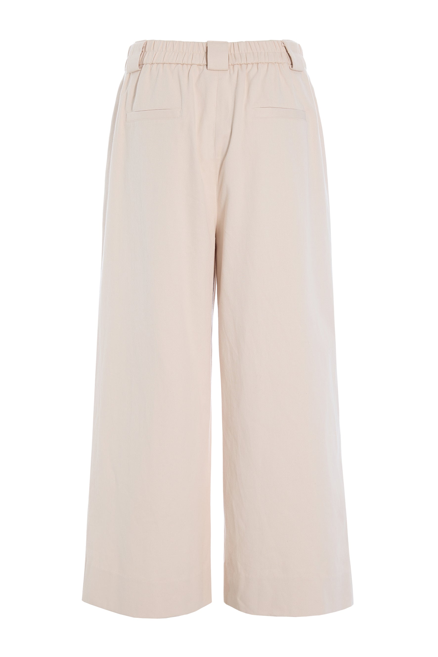 HUNKØN Camden Wide Trousers Bukser Cream