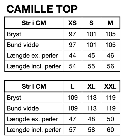 HUNKØN Camille top Toppe White