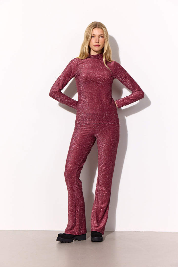 HUNKØN Cattia Blouse Bluser Bordeaux