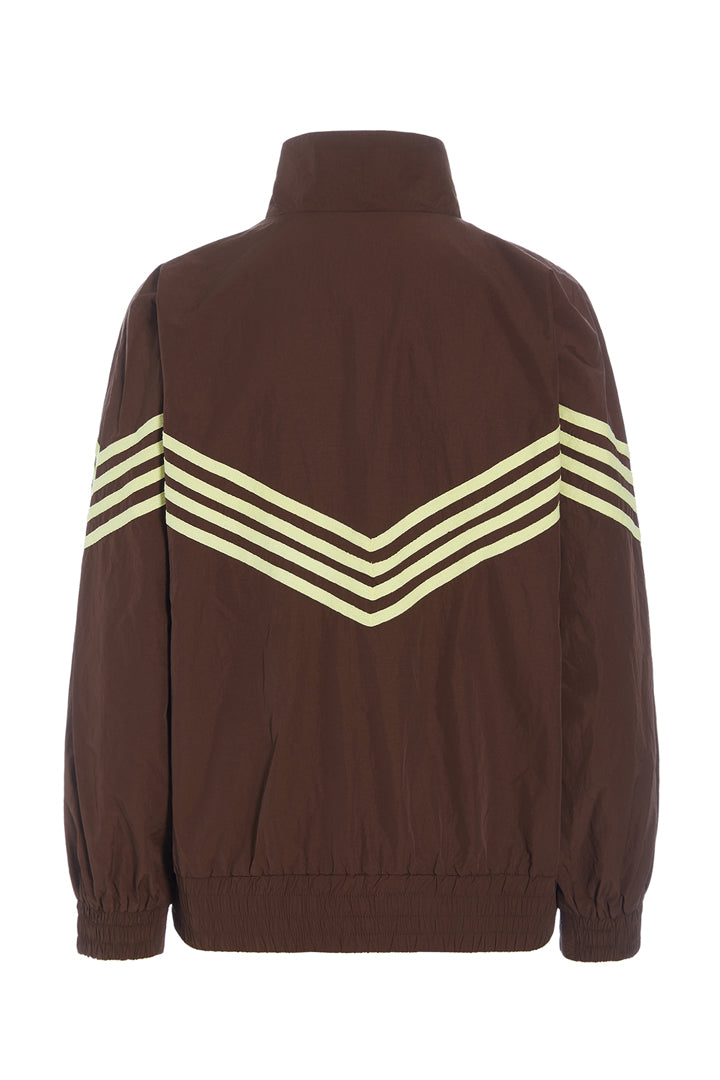 HUNKØN Cindy Track Jacket Jakker Brown
