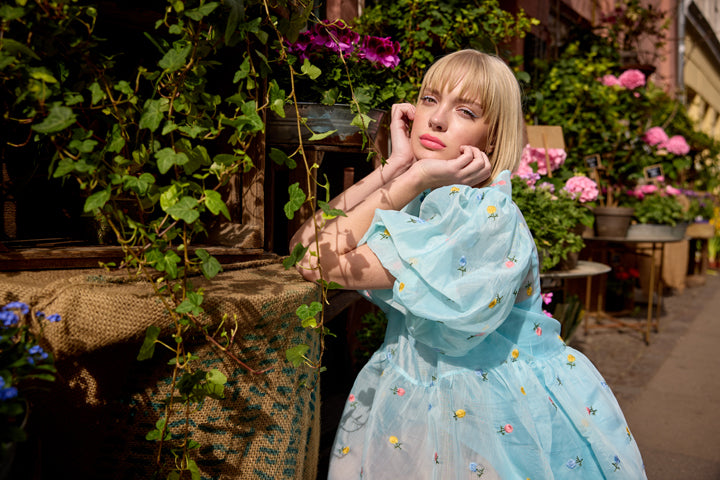 HUNKØN Conny Dress Kjoler Blue