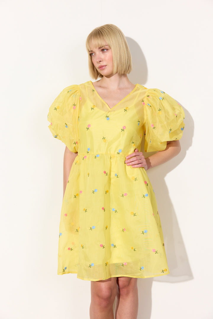 HUNKØN Conny Dress Kjoler Yellow