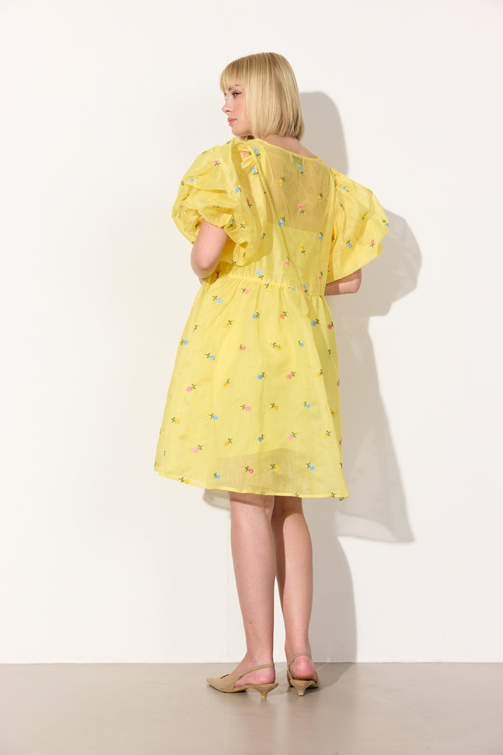 HUNKØN Conny Dress Kjoler Yellow