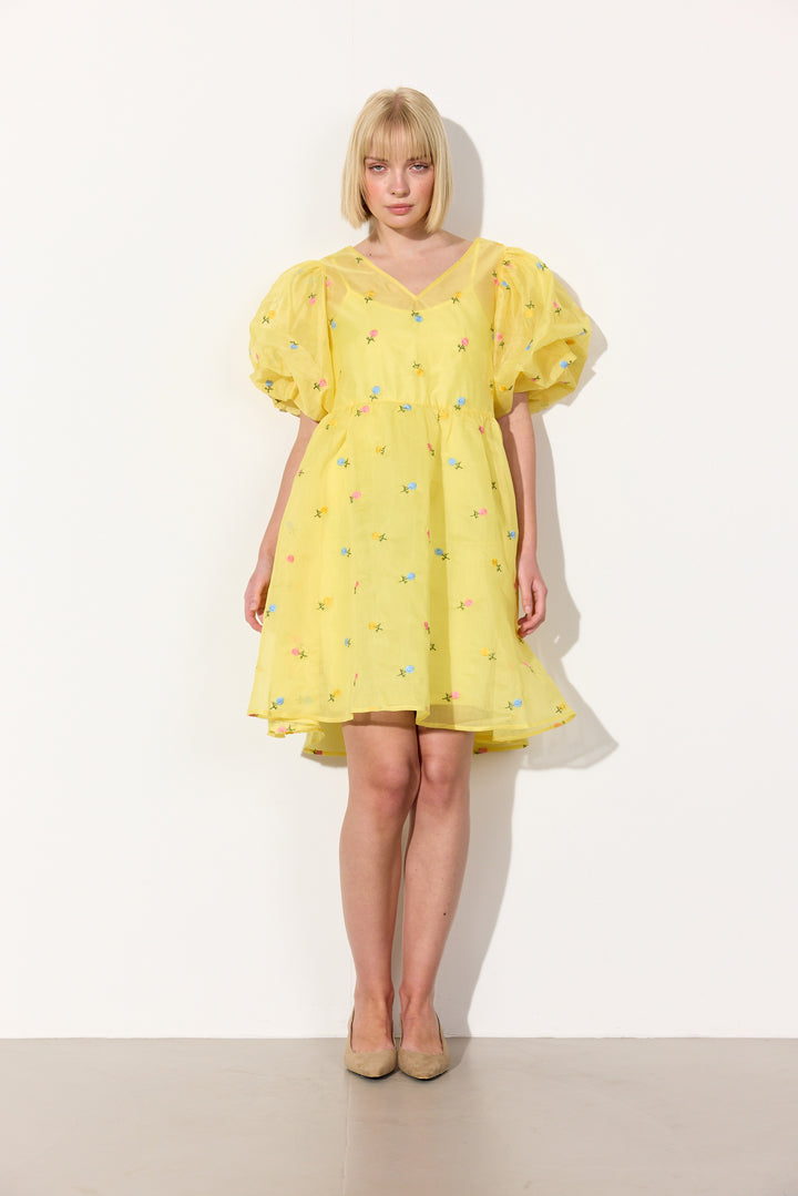 HUNKØN Conny Dress Kjoler Yellow