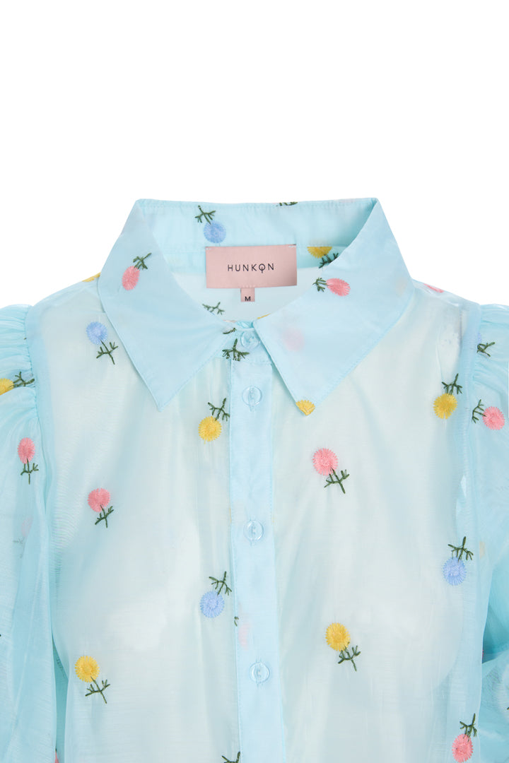 HUNKØN Conny Shirt Skjorter Blue