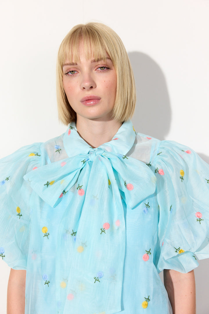 HUNKØN Conny Shirt Skjorter Blue