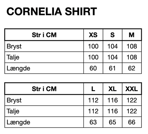 HUNKØN Cornelia Shirt Skjorter Blue
