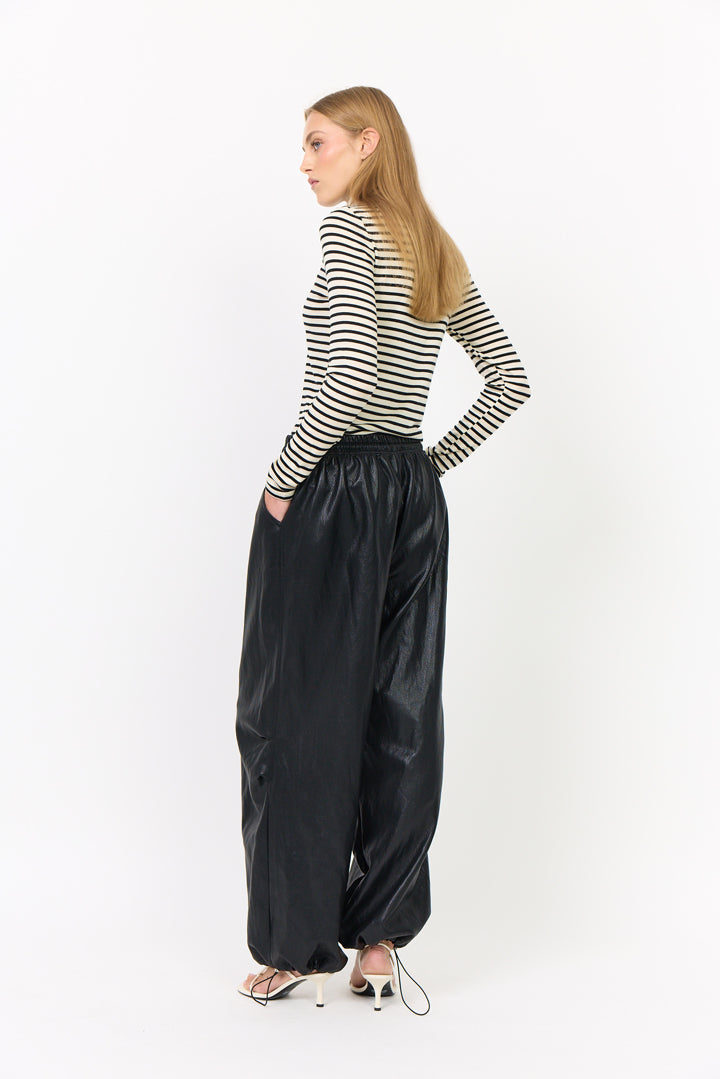 HUNKØN Daniela Trousers Bukser Black