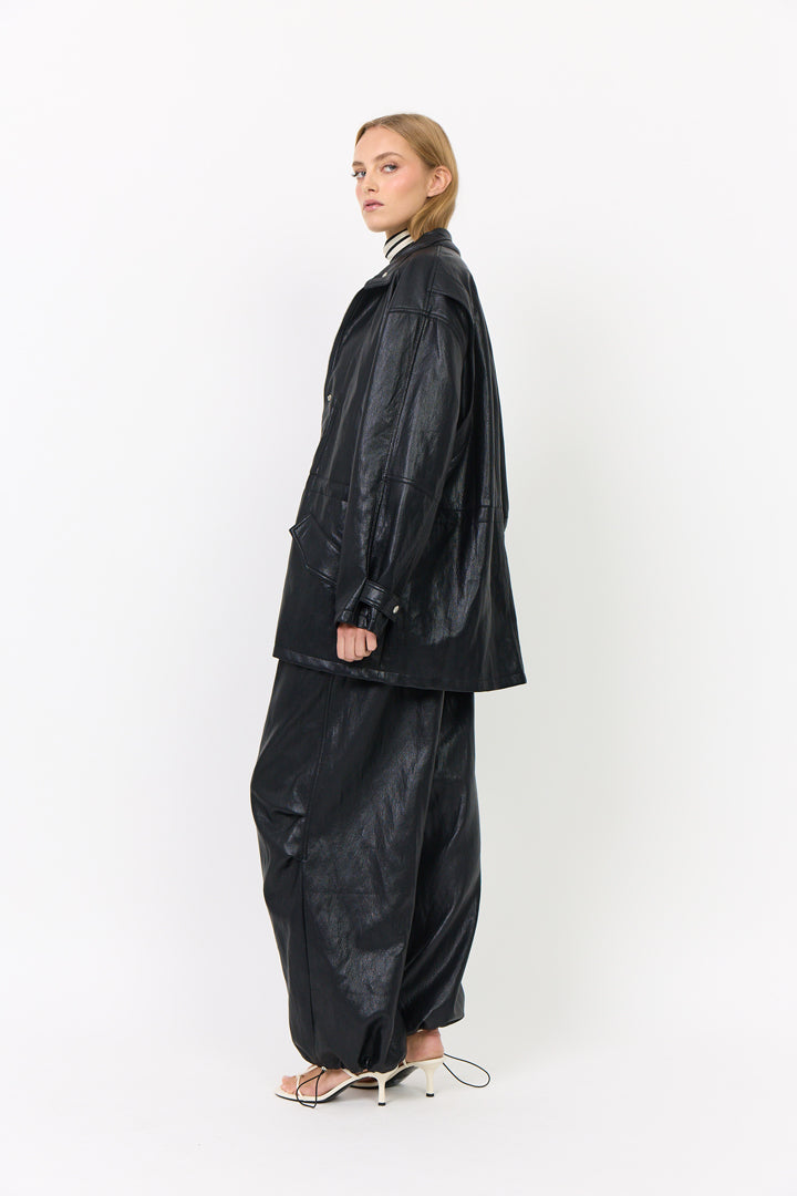 HUNKØN Daniela Trousers Bukser Black