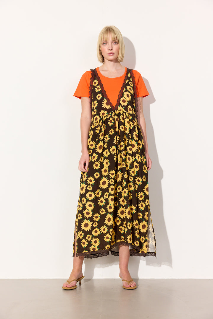 HUNKØN Darlene Dress Kjoler Brown