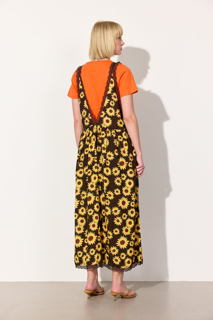 HUNKØN Darlene Dress Kjoler Brown