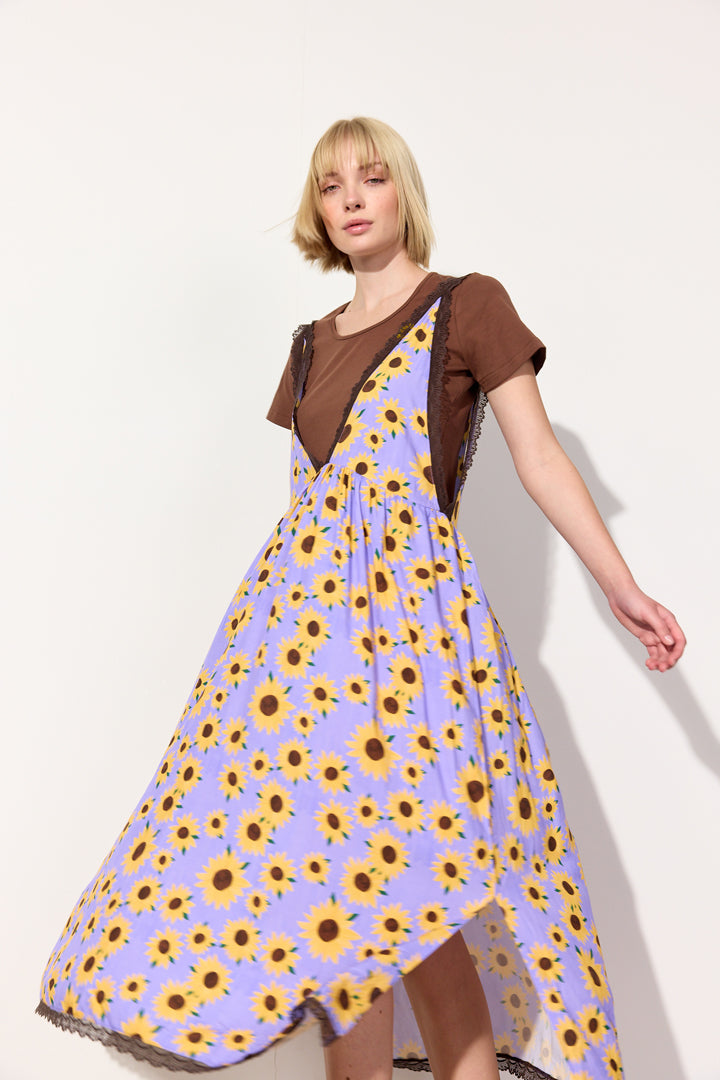 HUNKØN Darlene Dress Kjoler Lavender