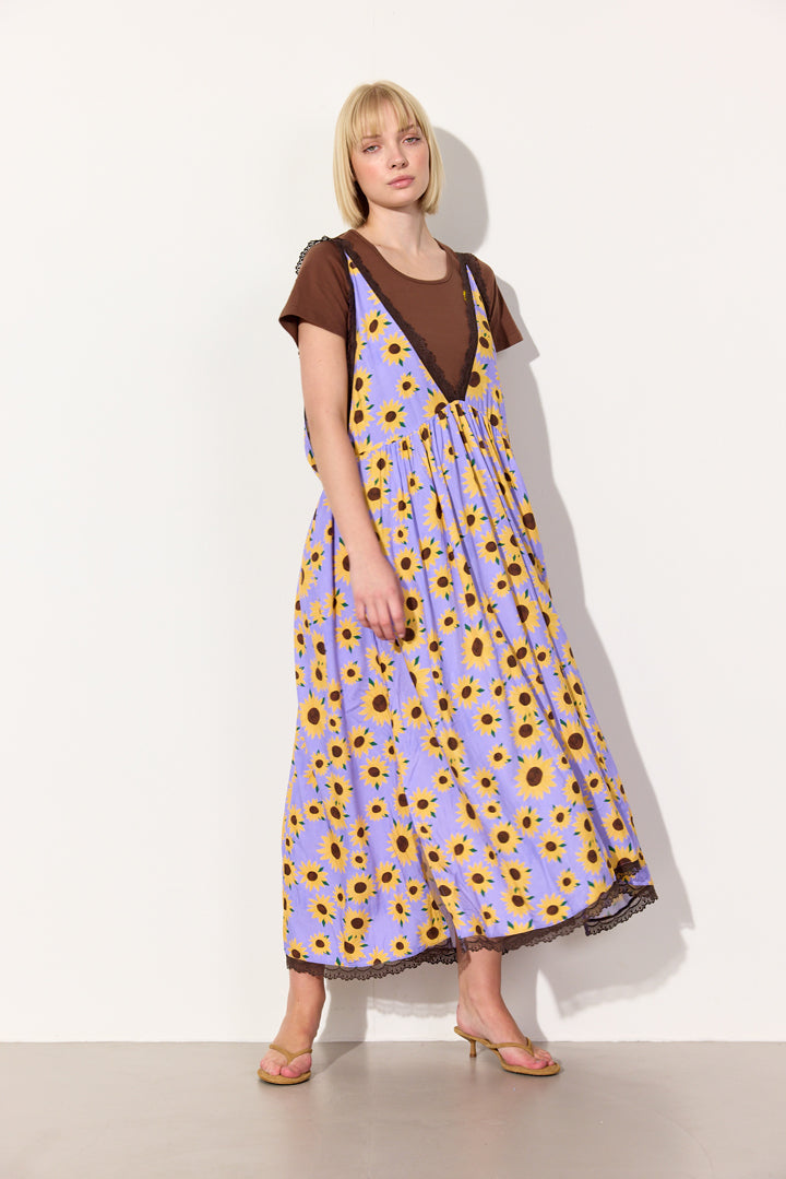 HUNKØN Darlene Dress Kjoler Lavender