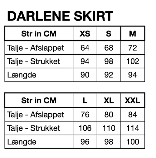HUNKØN Darlene Skirt Nederdele Brown