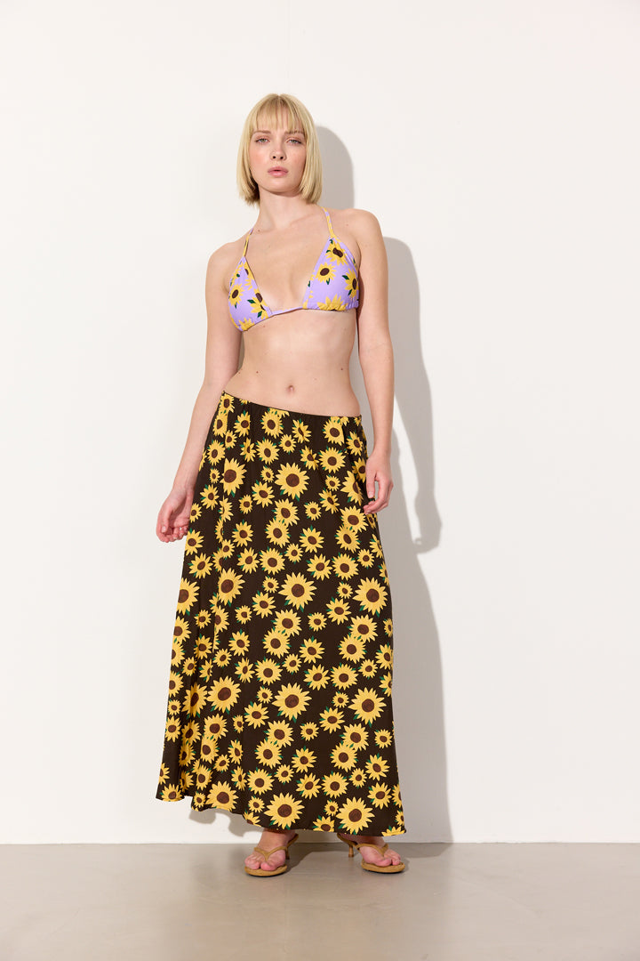 HUNKØN Darlene Skirt Nederdele Brown