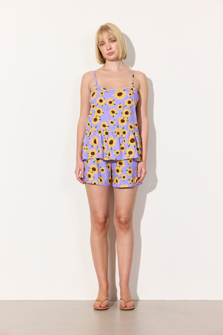 HUNKØN Darlene Top Toppe Lavender