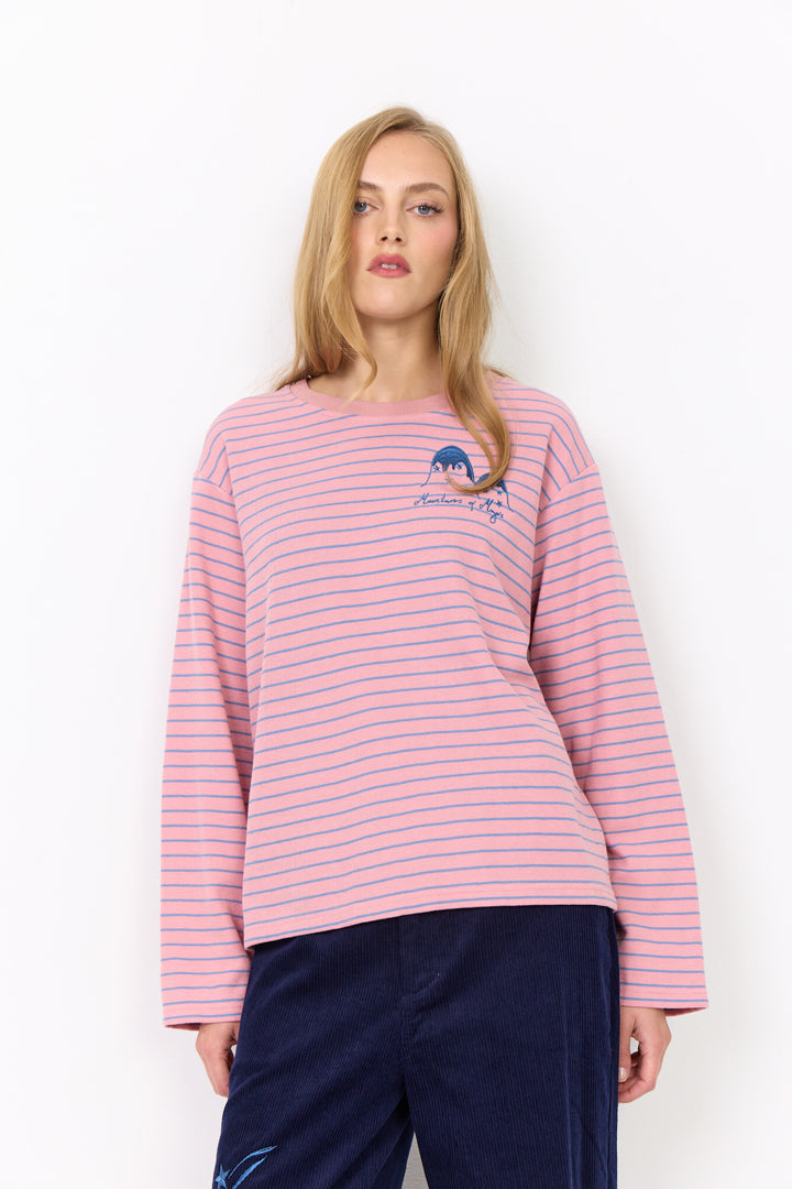HUNKØN Davy Blouse Bluser Rose