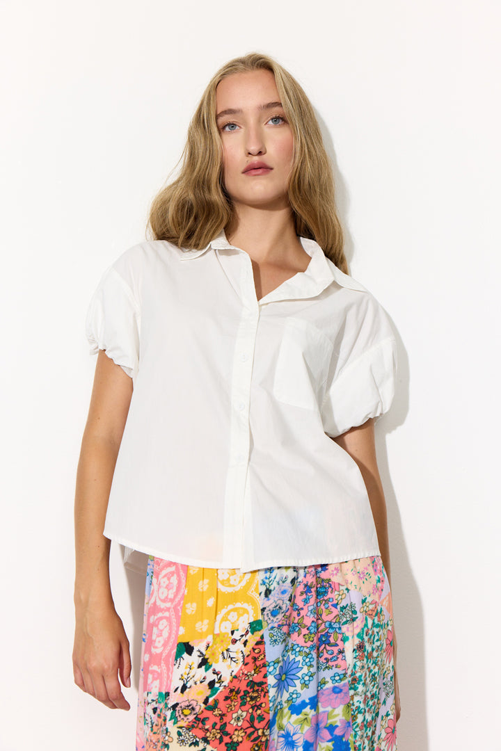 HUNKØN Dayton Shirt Skjorter White